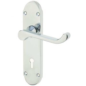 Epsom Door Handles On Backplate