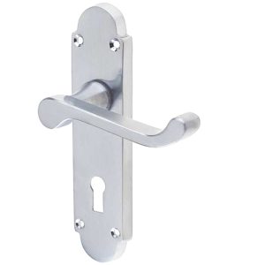 Epsom Door Handles On Backplate