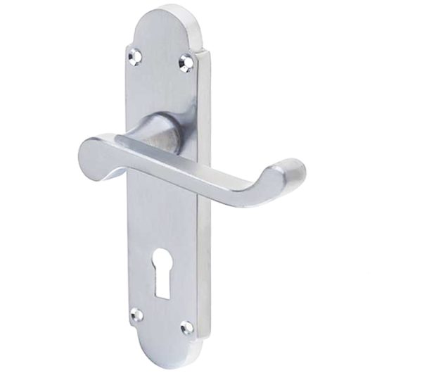 Epsom Door Handles On Backplate