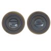 Bathroom Turn & Release (50mm x 10mm), Antique Brass