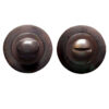 Frelan Hardware Bathroom Turn & Release (50Mm X 10Mm), Dark Bronze