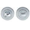 Frelan Hardware Bathroom Turn & Release (50Mm X 10Mm), Polished Chrome