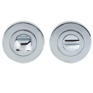 Frelan Hardware Bathroom Turn & Release (50Mm X 10Mm), Polished Chrome