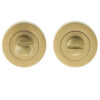 Frelan Hardware Bathroom Turn & Release (50Mm X 10Mm), Satin Brass