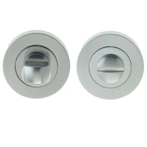 Frelan Hardware Bathroom Turn & Release (50Mm X 10Mm), Satin Chrome