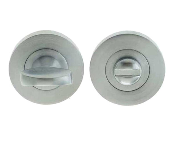 Frelan Hardware Bathroom Turn & Release (35Mm X 8Mm), Satin Chrome