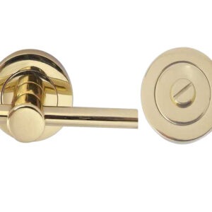 Frelan Hardware Easy Bathroom Turn & Release (50Mm X 10Mm), Polished Brass