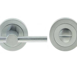 Frelan Hardware Easy Bathroom Turn & Release (50Mm X 10Mm), Satin Chrome