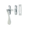 Frelan Hardware Hook And Mortice Casement Fastener, Polished Chrome