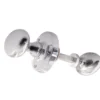 Oval Rim Door Knob Polished Chrome