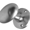 Oval Mortice Door Knob Satin Chrome