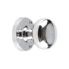 Mushroom Mortice Door Knob Polished Chrome