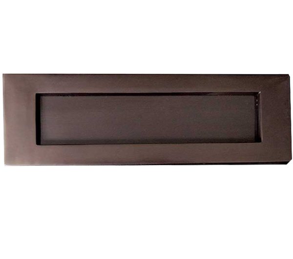 Sprung Letterplate (Various Sizes), Dark Bronze