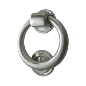 Frelan Hardware Ring Door Knocker (105Mm Diameter), Satin Chrome