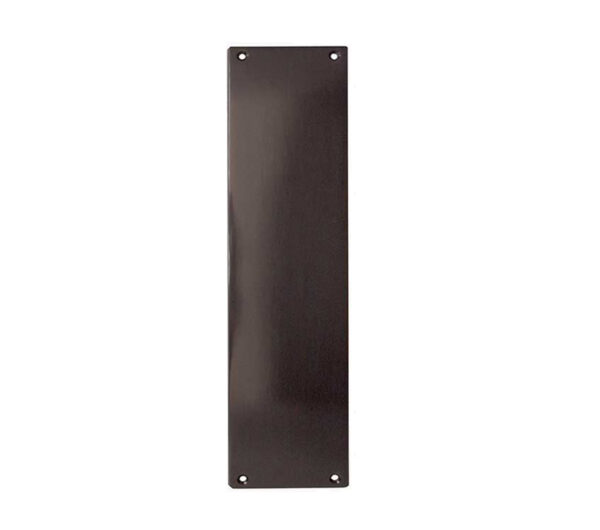 Frelan Hardware Raised Plain Fingerplate (305Mm X 75Mm), Dark Bronze