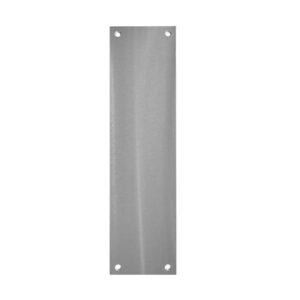 Frelan Hardware Raised Plain Fingerplate (305Mm X 75Mm), Satin Chrome