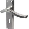 Amalfi Satin Chrome and Polished Chrome Door Handles