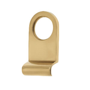 Frelan Hardware Plain Cylinder Pull, Polished Brass