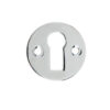 Frelan Hardware Standard Profile Round Escutcheon, Polished Chrome