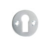 Frelan Hardware Standard Profile Round Escutcheon, Satin Chrome