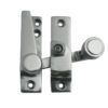 Frelan Hardware Lockable Quadrant Sash Window Fastener, Satin Chrome