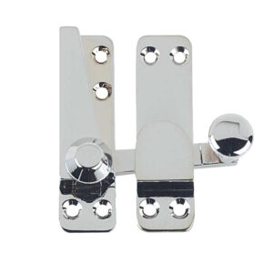 Frelan Hardware Heavy Quadrant Sash Window Fastener, Polished Chrome