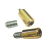 Frelan Hardware Locking Sash Window Stops, Polished Brass