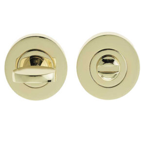 Frelan Hardware Bathroom Turn & Release (50Mm X 10Mm), Pvd Stainless Brass