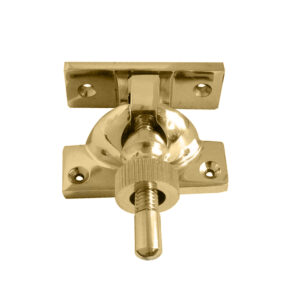 Frelan Hardware Heavy Brighton Sash Window Fastener, Polished Brass