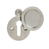 Frelan Hardware Standard Profile Round Covered Escutcheon, Satin Nickel