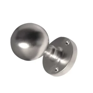 Ball Shape Mortice Door Knob Satin Chrome