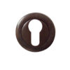 Frelan Hardware Euro Profile Escutcheons, Dark Bronze Finish