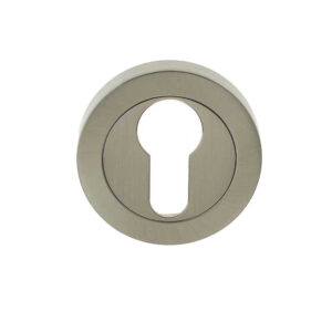 Frelan Hardware Euro Profile Escutcheon, Satin Nickel