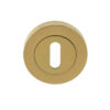 Frelan Hardware Standard Profile Escutcheon, Satin Brass