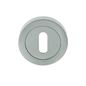 Frelan Hardware Standard Profile Escutcheon, Satin Chrome