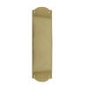 Frelan Hardware Raised Shaped Fingerplate (305Mm X 75Mm), Polished Brass