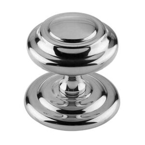 Frelan Hardware Sloane Centre Door Knob (102Mm Diameter), Polished Chrome