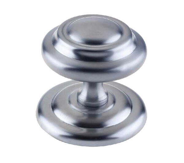 Frelan Hardware Sloane Centre Door Knob (102Mm Diameter), Satin Chrome