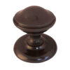 Frelan Hardware Centre Door Knob (66Mm Diameter), Dark Bronze