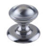 Frelan Hardware Centre Door Knob (66Mm Diameter), Satin Chrome