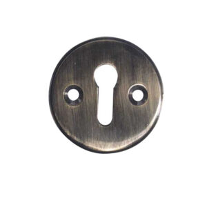 Frelan Hardware Standard Profile Escutcheon (40Mm Diameter), Antique Brass