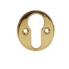 Frelan Hardware Euro Profile Escutcheon (40Mm Diameter), Polished Brass