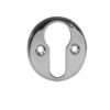 Frelan Hardware Euro Profile Escutcheon (40Mm Diameter), Polished Chrome