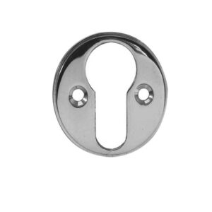 Frelan Hardware Euro Profile Escutcheon (40Mm Diameter), Polished Chrome