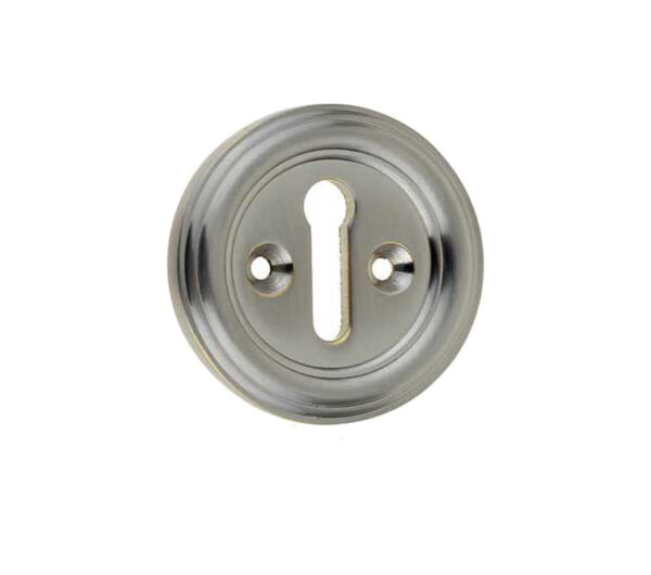 Frelan Hardware Parisian Standard Profile Escutcheon, Satin Nickel