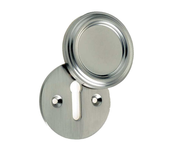 Frelan Hardware Parisian Covered Standard Profile Escutcheon, Satin Nickel