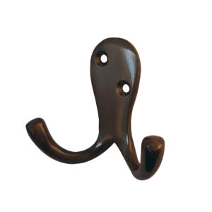 Frelan Hardware Double Robe Hook (53Mm X 27Mm), Dark Bronze