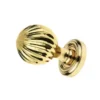 Clarisse Mortice Door Knob Polished Brass