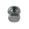 Piazza Mortice Door Knob Satin Chrome On Round Rose