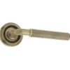 Elise Door Handle On Rose Antique Bronze